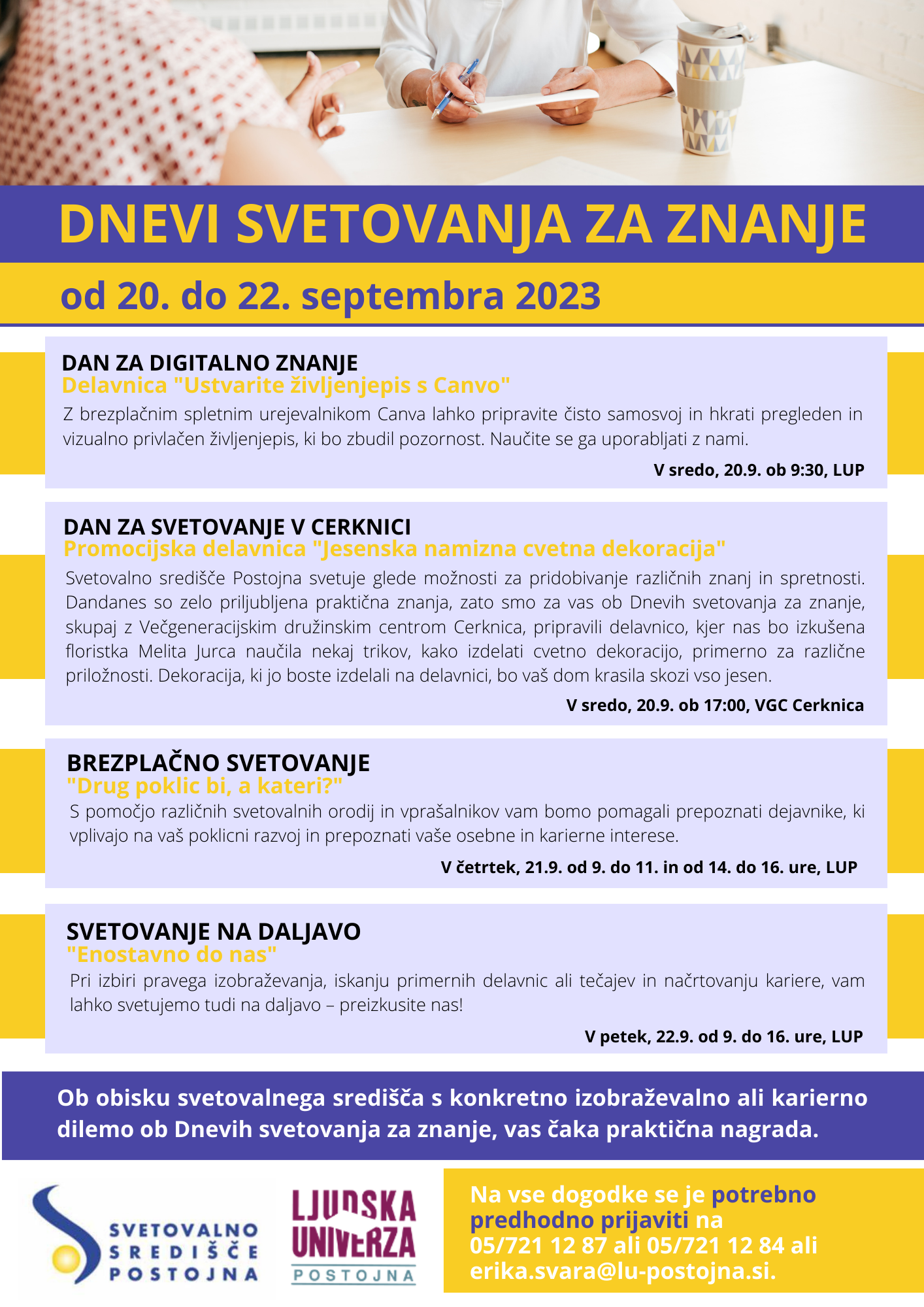 dnevi svetovanja za znanje 2023